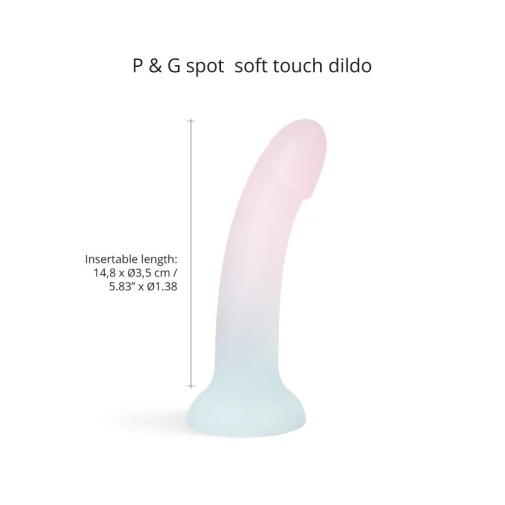 Love to Love - Galactica Glitter Dildo - Light Pink photo