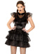 Leg Avenue - Raving Rebel Costume - Black - M 照片-2