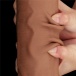 Lovetoy - 14" Sliding Skin Dildo - Brown 照片-3