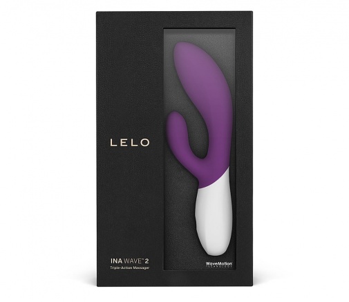 Lelo - Ina Wave 2 G點&陰蒂兔仔按摩棒 - 紫色 照片