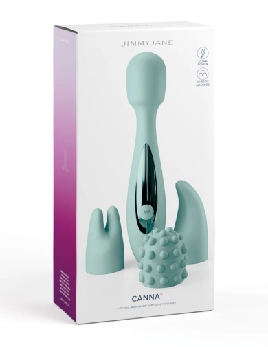 JimmyJane - Canna Massager w Attachment - Green photo