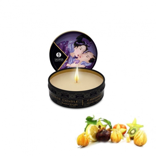 Shunga - 热带水果按摩蜡烛 - 30ml 照片