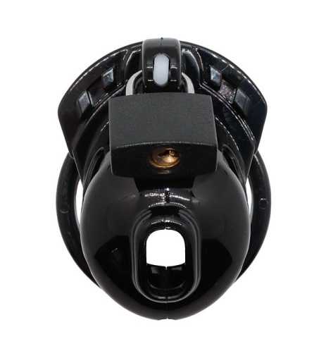 Locked in Lust - Vice Micro Chasity Cage - Black photo