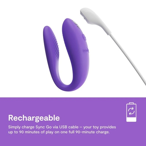 We-Vibe - Sync Go 情侣共用震动器 - 浅紫色 照片