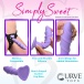 Simply Sweet - Swirl Dildo - Purple photo-6