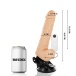 Basecock - 震動仿真假陽具 連陰囊 18.5cm - 肉色 照片-3