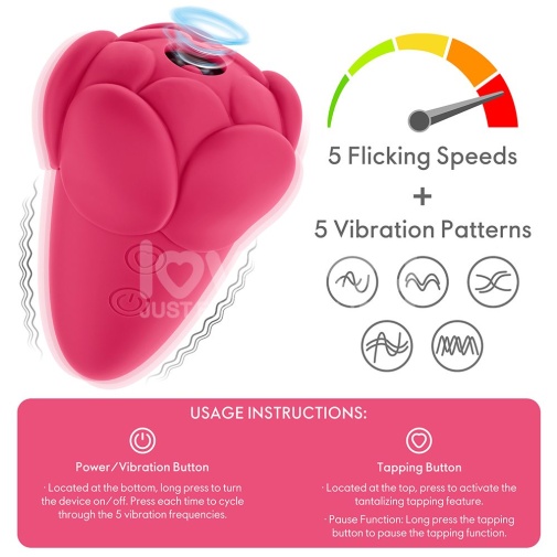 Lovetoy - Flicker Clitoral Vibrator - Pink photo