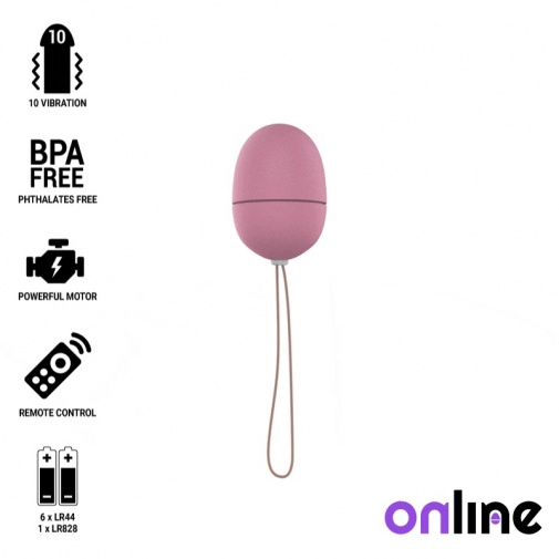Online - 震蛋连遥控器 小码 - 粉红色 照片