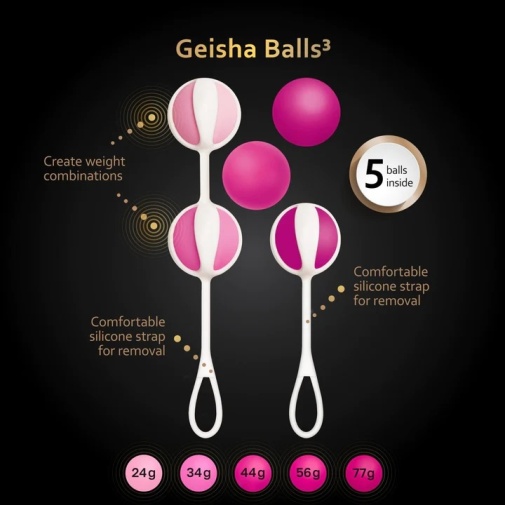 Gvibe - Geisha 收阴球 3 - 糖粉红色 照片