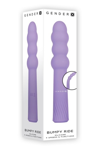Gender X - Bumpy Ride Vibrator - Purple photo