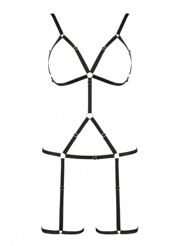 Passion - Indica Harness - Black - S/M photo