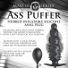 Master Series - Ass Puffer Inflatable Plug - Black photo-3