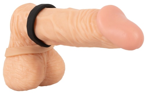 You2Toys - 4合1陰莖環套裝 - 黑色/肉色 照片