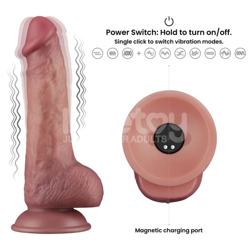 Lovetoy - 8.5'' Vibro Power Cock - Flesh photo
