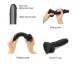 Strap-On-Me - Sliding Skin Dildo L - Black photo-7