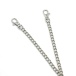 Liebe Seele - Bull Nose Nipple Clamps w Chain - Silver photo-2