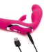 Happy Rabbit - Vibrating Strapless Strap-On - Pink photo-5
