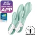 Satisfyer - Air Pump Bunny 5 充气兔子震动棒 - 蓝色 照片-2