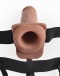 Fetish Fantasy - 7" Vibro Hollow Strap-On w Balls photo-5