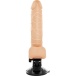 Basecock - 震動仿真假陽具 連陰囊 18.5cm - 肉色 照片-4