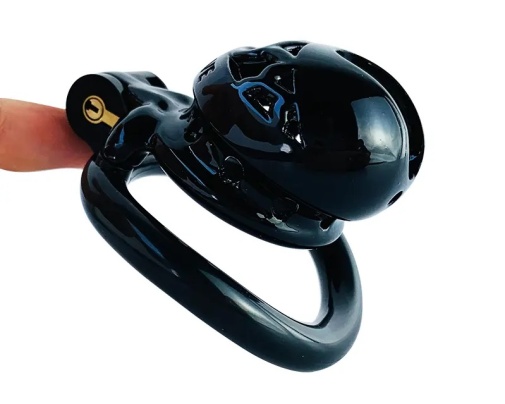 FAAK - Resin Chastity Cage 107 - Black photo