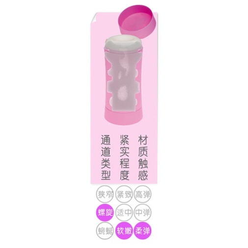 Genmu 優質矽膠超軟柔飛機杯 - 紫色 照片