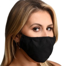 Master Series - Ball Gag Face Mask - Black photo