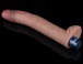 Lovetoy - 11" 超柔軟仿真震動假陽具 - 啡色 照片-9