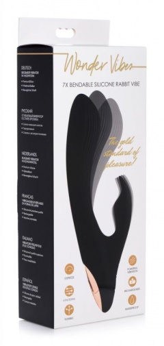 Wonder Vibes - Bendable Rabbit - Black photo