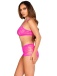 Leg Avenue - After Glow Lingerie Set - Neon Pink photo-4