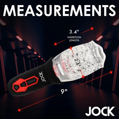Jock - Spinning Vibro Masturbator - Black photo