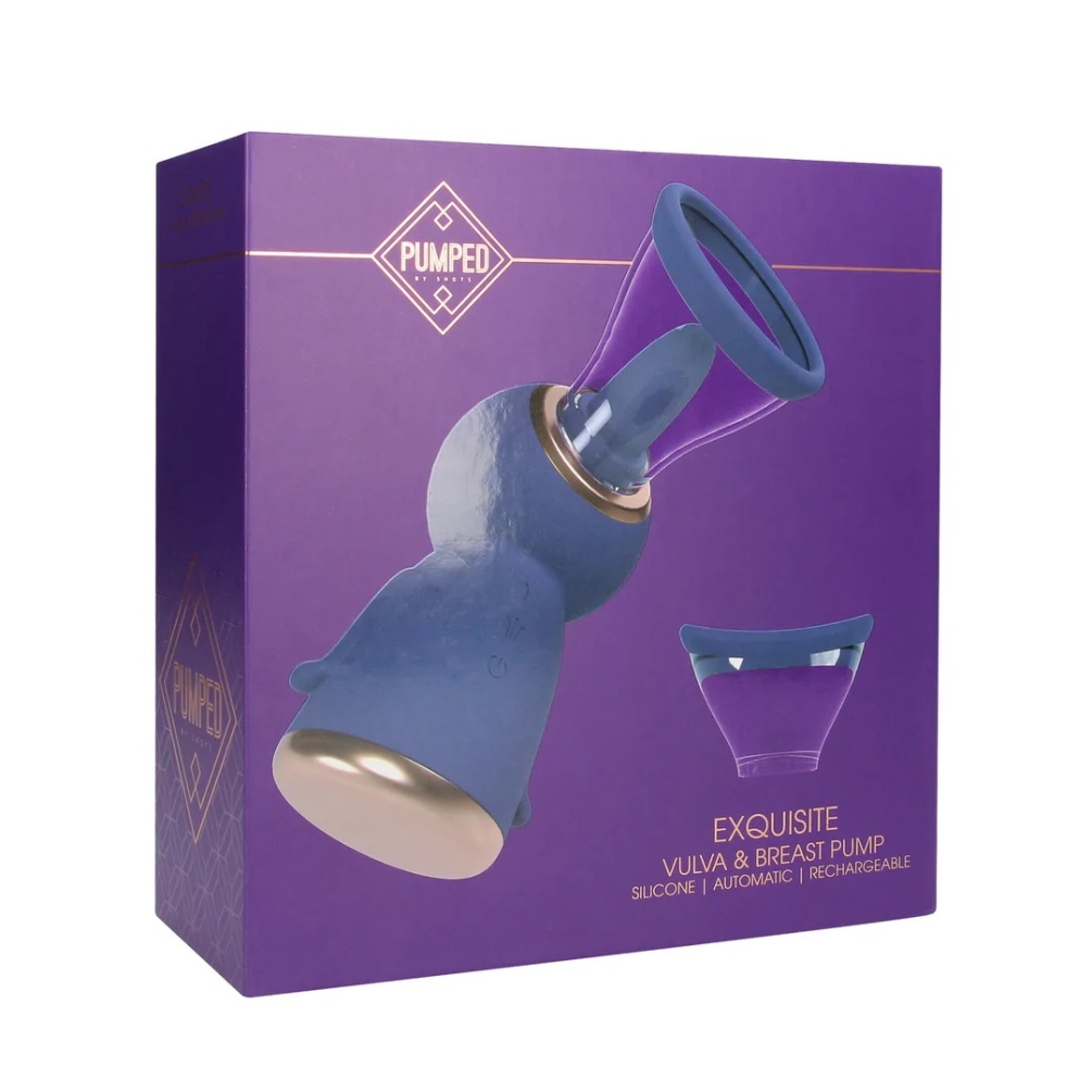Pump to plump and ensure your sensitive areas are looking th... Pumped - Exquisite Vulva & Breast Pump - Purple photo-5