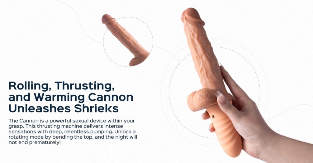 Experience the transformative power of pleasure with this ne... Honey Play Box - Cannon 10" Hand Sex Machine - Flesh photo-9