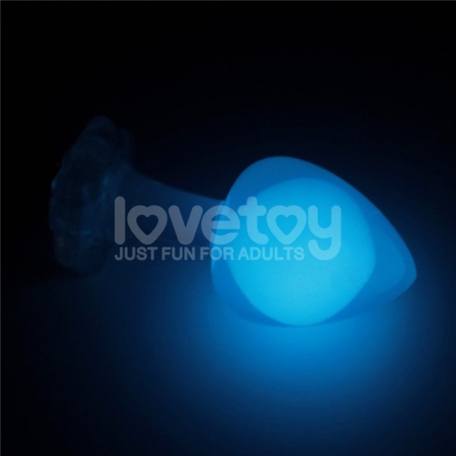 Lovetoy - Gemoria 滾動鋼球夜光後庭塞 - 藍色 照片
