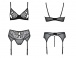 Passion Eco - Primula Set w Open Bra - Black - L/XL photo-5