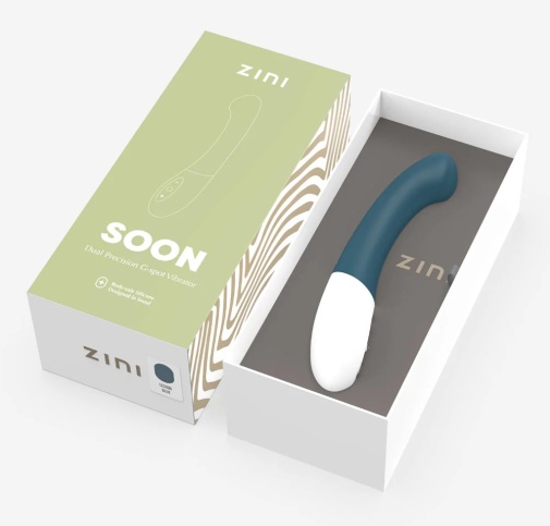 Zini - Soon G點震動棒 - 軍藍色 照片