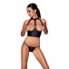 Passion - Genevia Set w Open Bra - Black - L/XL photo