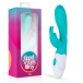 Good Vibes Only - Leda Rabbit Vibrator - Blue photo-9