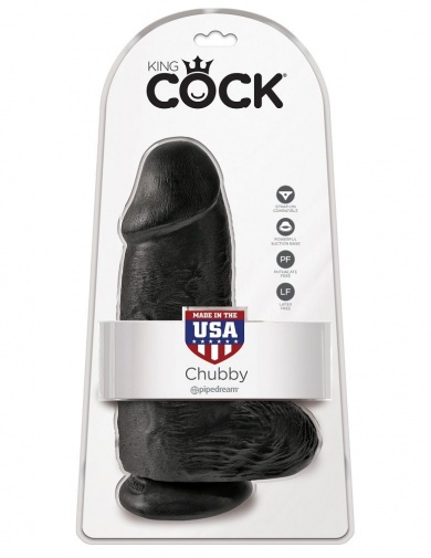 King Cock - Chubby 仿真假阳具 - 黑色 照片