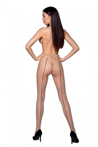 Passion - Tiopen 022 Pantyhose - Beige - 1/2 photo
