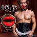 Master Series - Juicy Lips Open Mouth Gag - Red photo-4