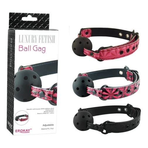 Erokay - Pyramid Ball Gag - Red photo