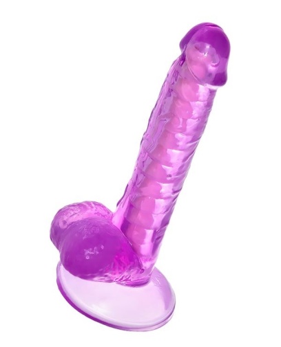 A-Toys - Celiam 彈性可彎曲仿真陽具 20.5cm - 紫色 照片