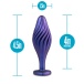 AAM - Swirling Bling Plug - Blue photo-6