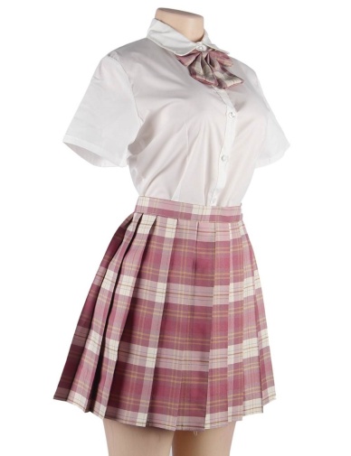 Ohyeah - 甜美学生服装 - 粉红色 - 大码 照片