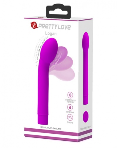 Pretty Love - Logan 可彎曲 G 點振動器 - 粉色 照片