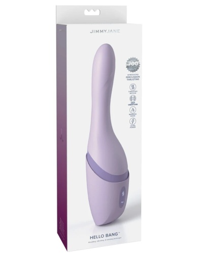 JimmyJane - Hello Bang Thrusting Massager - Purple photo