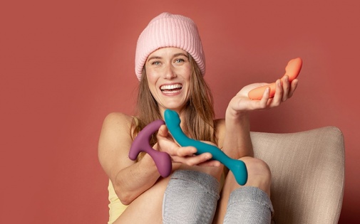 Lora DiCarlo - Tilt Dual Warming Vibro Plug - Plum photo
