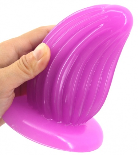 FAAK - Small Conch Anal Plug - Purple photo