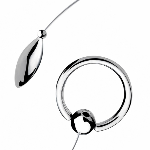 FAAK - Steel Anal Plug w Cock Ring L photo